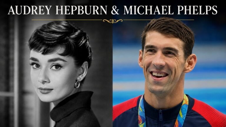 audrey hepburn and michael phelps