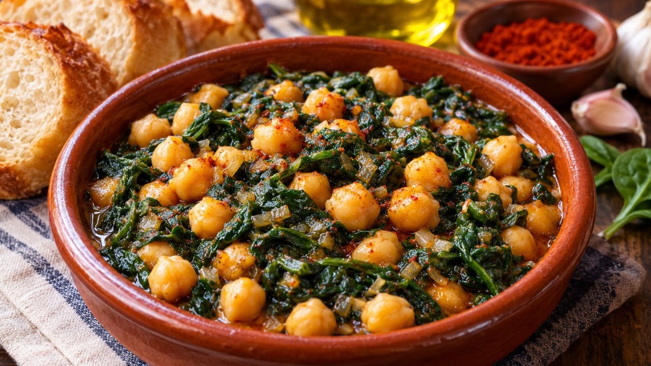 best espinacas con garbanzos near me